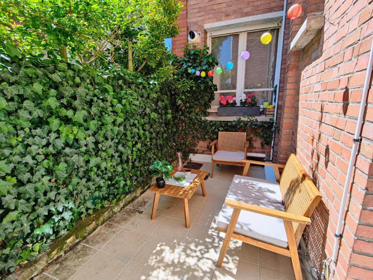 Le Rainbow - Grand Studio Avec Terrasse Dunkirk Luaran gambar
