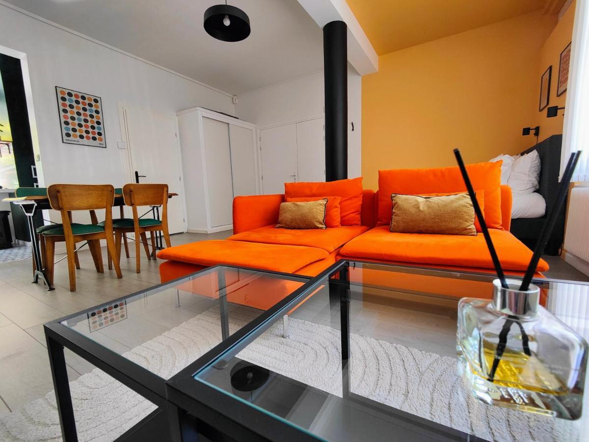 Le Rainbow - Grand Studio Avec Terrasse Dunkirk Luaran gambar